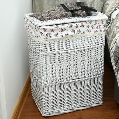 Grande corbeille à Linge Rotin