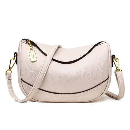 Grand Sac Bandoulière Femme Beige