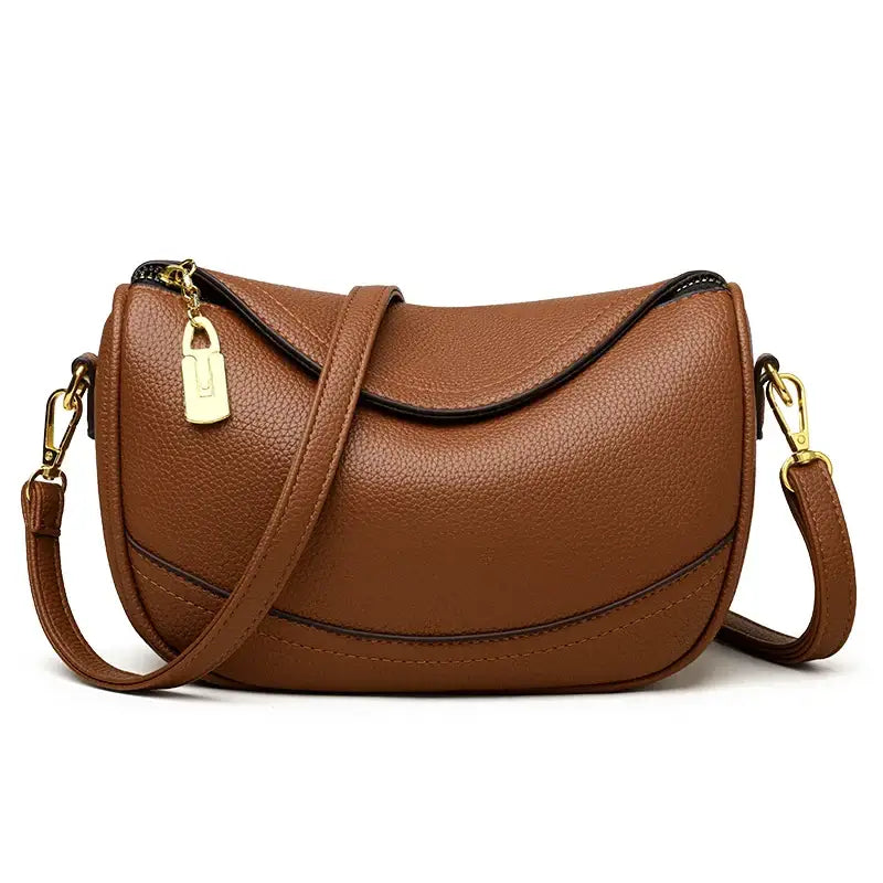 Grand Sac Bandoulière Femme Marron