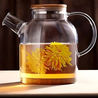 Grande Théière en Verre Présentation