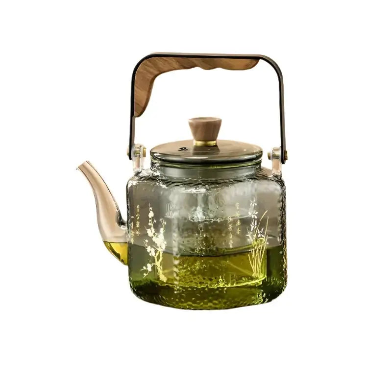 Grande Théière en Verre Vintage (+2 Tasses Offertes)