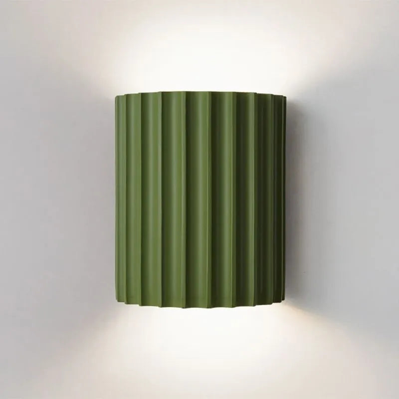 Applique Murale Design Moderne – Lampe à Abat-jour Froncé