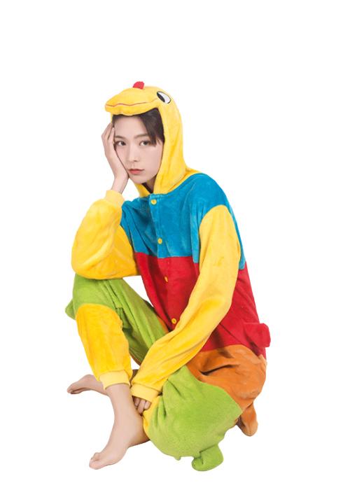Combinaison Pyjama Chenille Multicolore