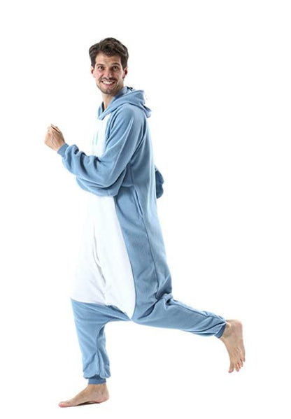 Combinaison Pyjama Homme Chouette Bleu