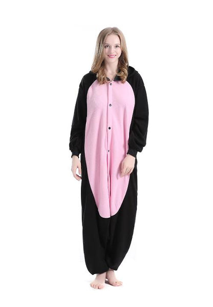 Combinaison Pyjama Cochon Noir
