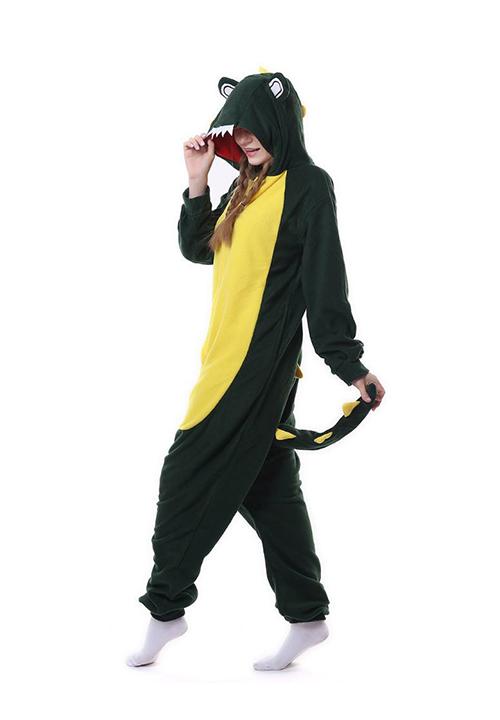 Combinaison Pyjama Crocodile Doré
