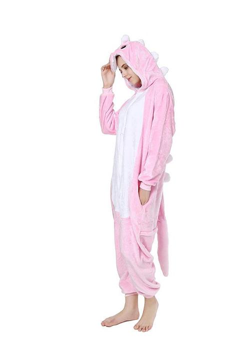 Combinaison Pyjama Dinosaure Rose