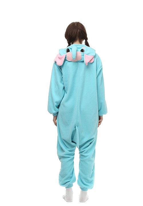 Combinaison Pyjama Éléphant Bleu