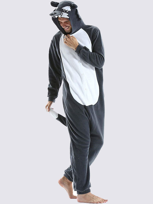 Grenouillère Pour Homme "Loup Gris"