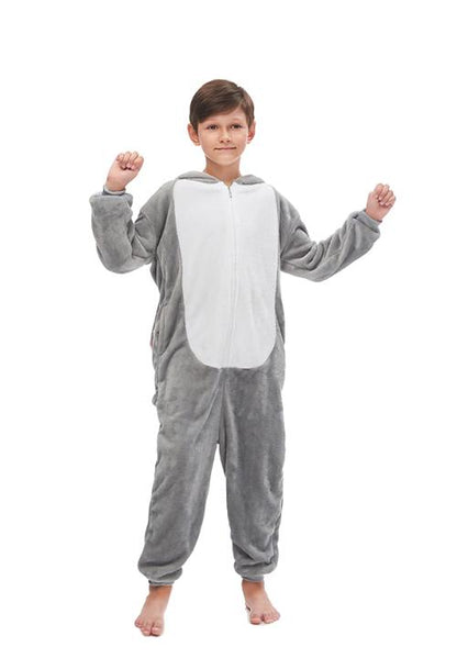 Combinaison Pyjama Lapin Gris