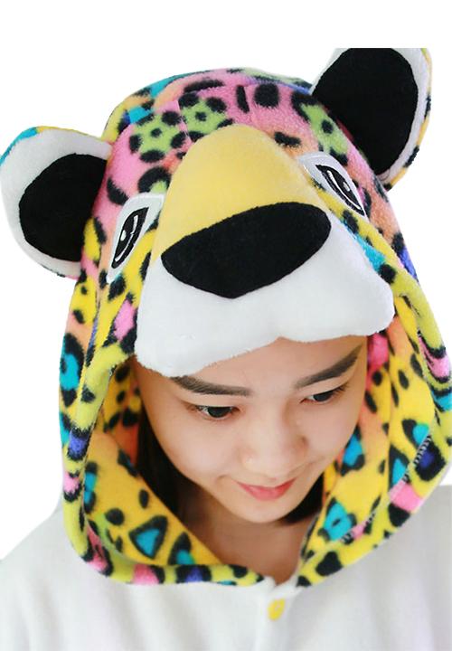 Combinaison Pyjama Léopard Multicolore