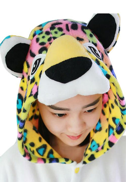 Combinaison Pyjama Léopard Multicolore