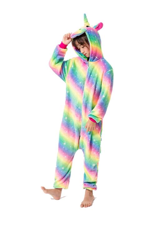 Combinaison Pyjama Licorne Arc en Ciel