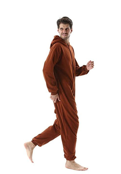 Combinaison Pyjama Homme Ours Brun
