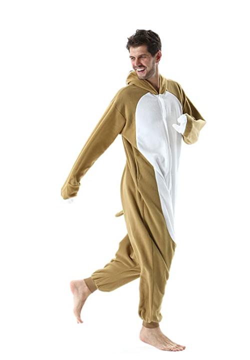 Combinaison Pyjama Paresseux Brun