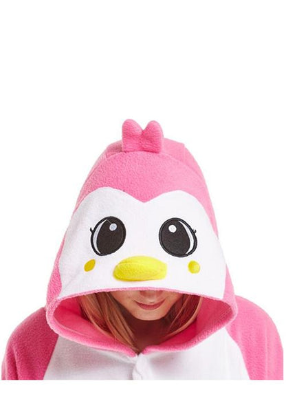 Combinaison Pyjama Pingouin Rose