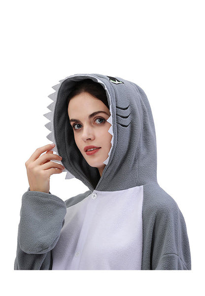 Combinaison Pyjama <br> Requin Blanc