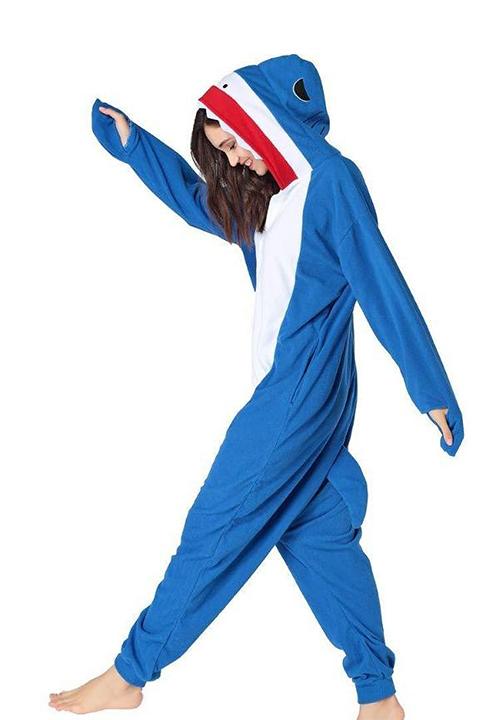 Combinaison Pyjama Requin Bleu