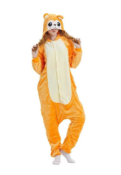 Combinaison Pyjama Singe Orange