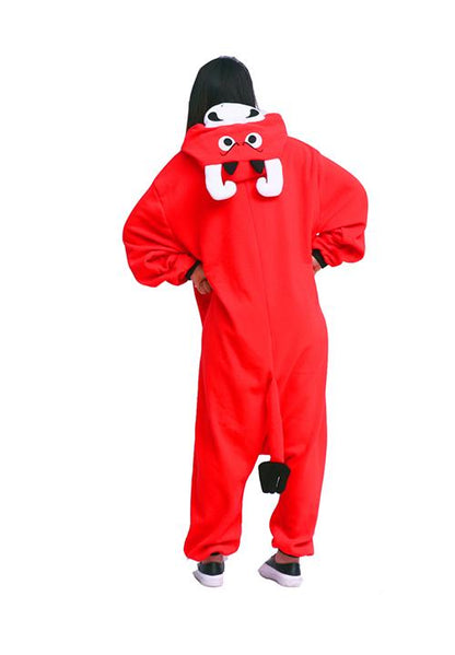 Combinaison Pyjama Taureau Rouge