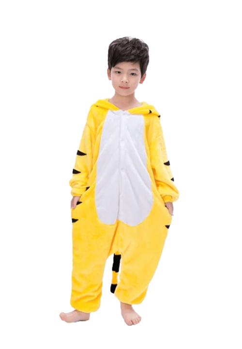 Combinaison Pyjama Garçon Tigre Jaune