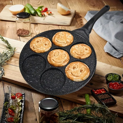 Grille à Mini Pancakes, Poêle avec 7 Moules Eid Al-Adha Mubarak