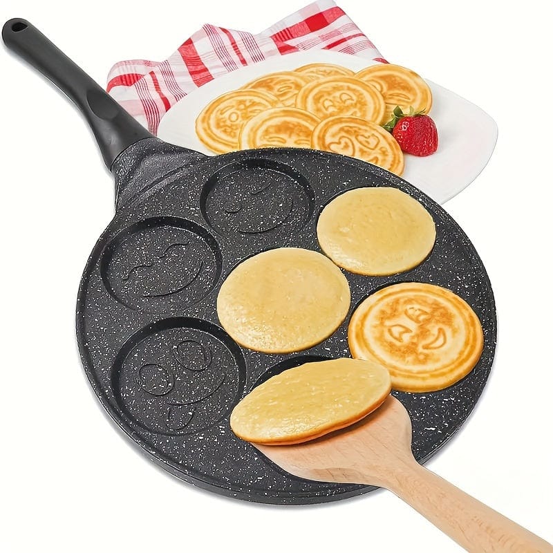 Grille à Mini Pancakes, Poêle avec 7 Moules Eid Al-Adha Mubarak