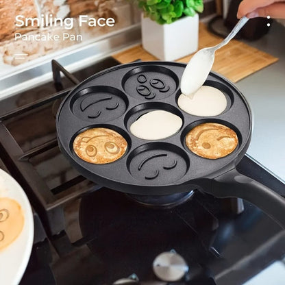 Grille à Mini Pancakes, Poêle avec 7 Moules Eid Al-Adha Mubarak