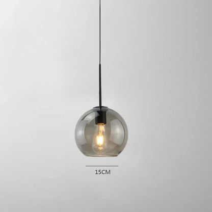 Lampe de Chevet Suspendue en Verre Nordique