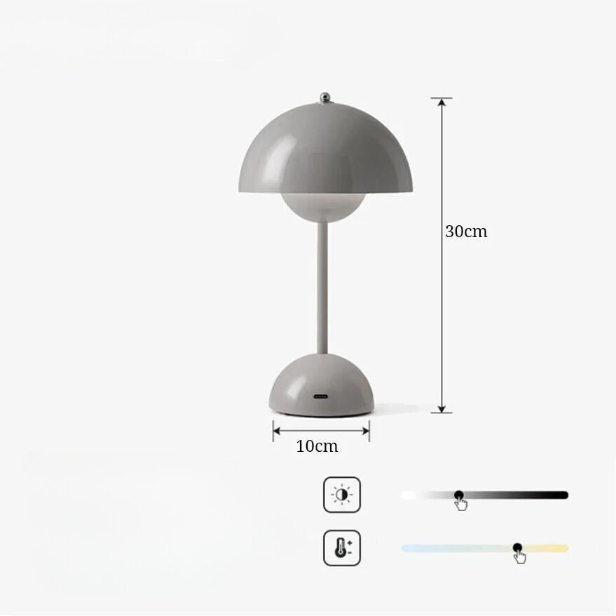 Lampe de Chevet Vintage Champignon Tactile