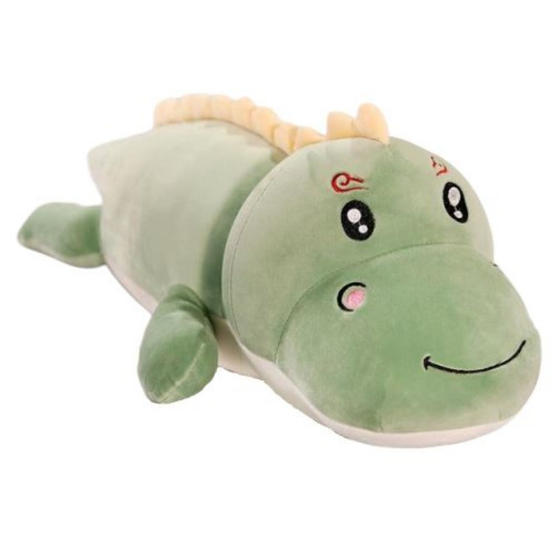 Gros Dinosaure Peluche Verte