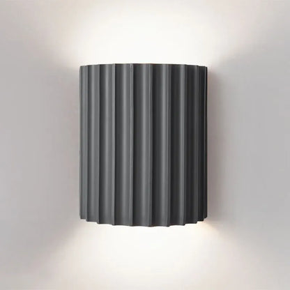 Applique Murale Design Moderne – Lampe à Abat-jour Froncé