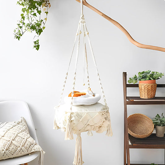 hamac chat | MACRAMÉ HAMAC CAT