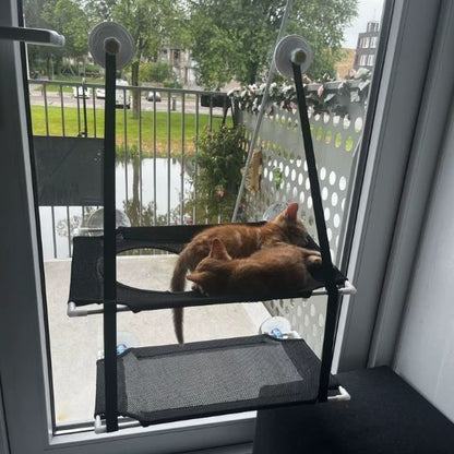 hamac pour chat fenêtre superposé