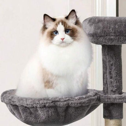hamac pour chat gris foncé