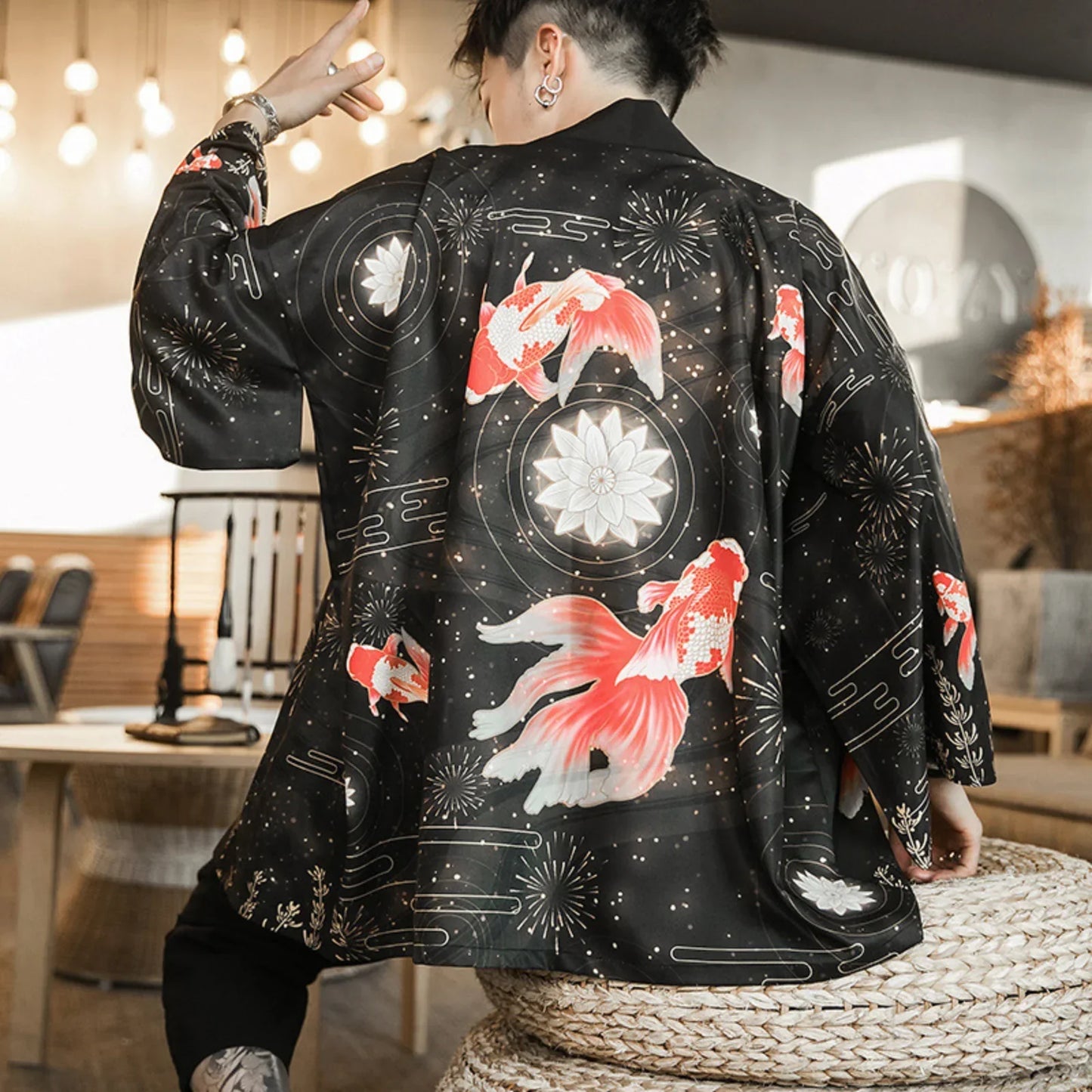 Haori Kimono Homme ’Sadao’ - S