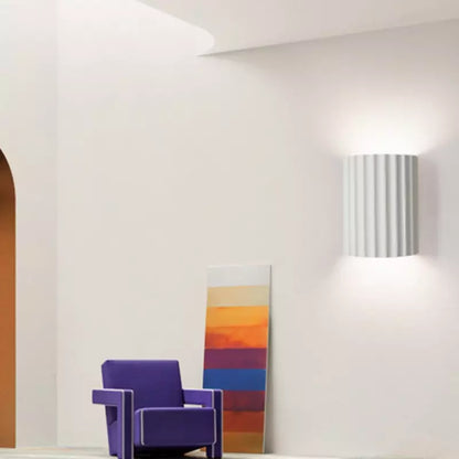 Applique Murale Design Moderne – Lampe à Abat-jour Froncé