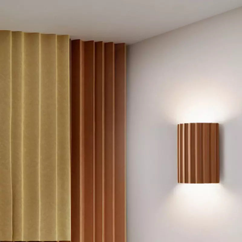 Applique Murale Design Moderne – Lampe à Abat-jour Froncé