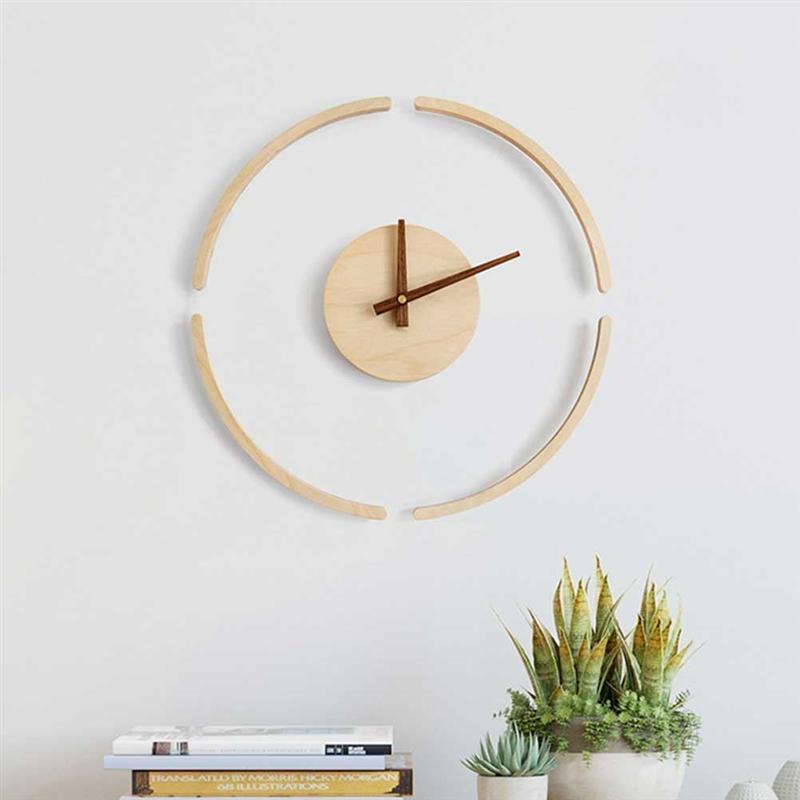 Horloge Bois Scandinave