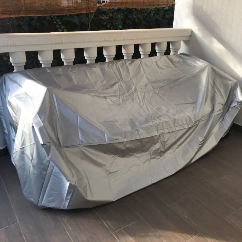 Housse de Salon de Jardin Imperméable pour Meuble d'Extérieur 180 x 120 x 74 cm