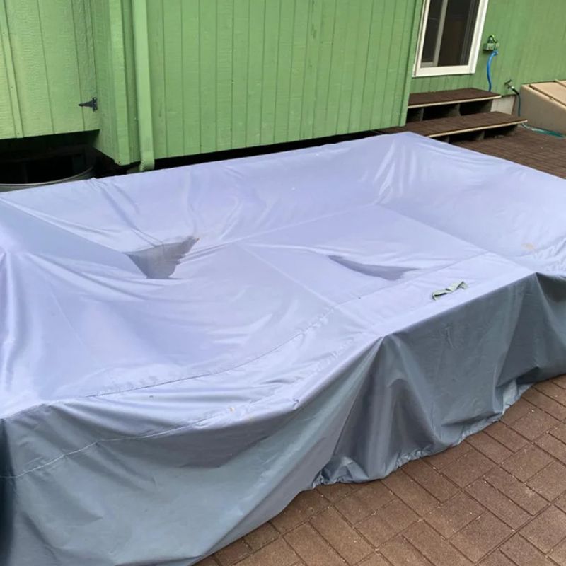 Housse de Salon de Jardin Imperméable pour Meuble d'Extérieur 180 x 120 x 74 cm