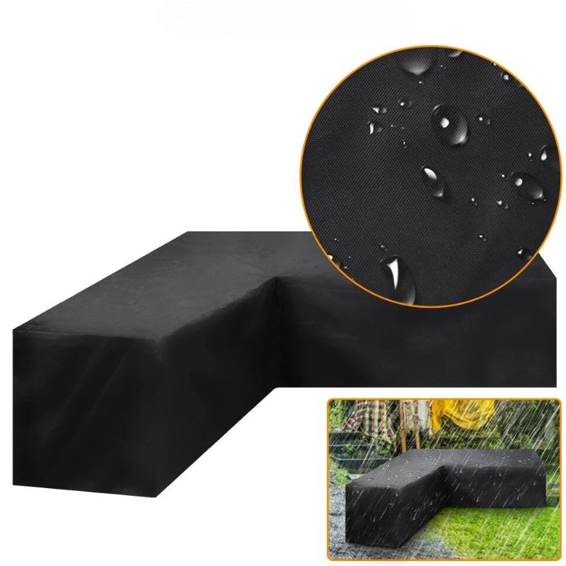 Housse Salon de Jardin pour Canapé d'Angle 215 x 215 x 87 x 80 cm