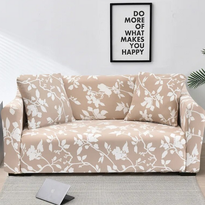 Housse Canapé avec Imprimé Floral en Polyester