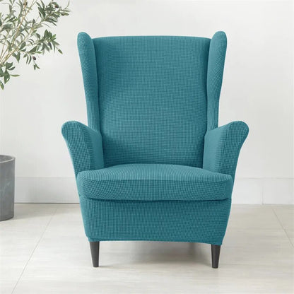 Housse Fauteuil Bleue en Polyester avec Grains de Maïs