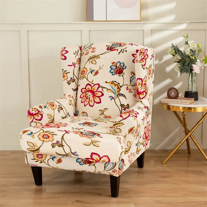 Housse de Fauteuil à Imprimé Floral en Polyester