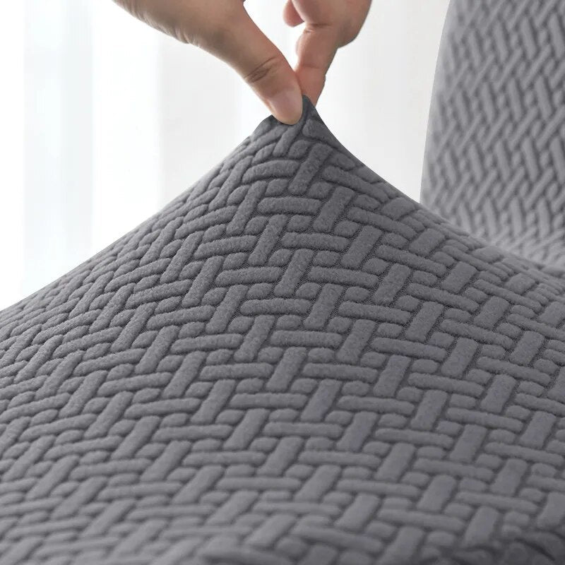 Housse de Fauteuil avec Motifs à Brique en Polyester