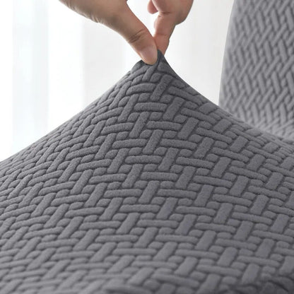 Housse de Fauteuil avec Motifs à Brique en Polyester