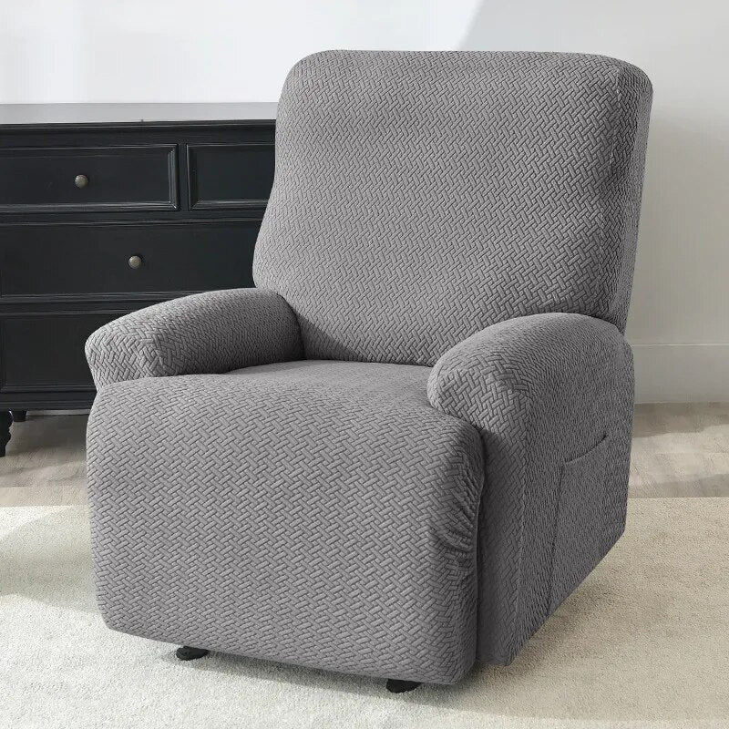 Housse de Fauteuil avec Motifs à Brique en Polyester