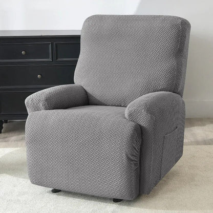 Housse de Fauteuil avec Motifs à Brique en Polyester