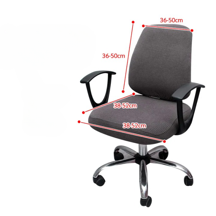 Housse de Fauteuil d'Ordinateur avec Tissu en Grains de Maïs
